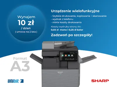 Unibit Sp. z o.o. serwis, wynajem drukarek, usługi IT, drukarki, tusze i tonery, sprzęt komputerowy, urządzenia biurowe.